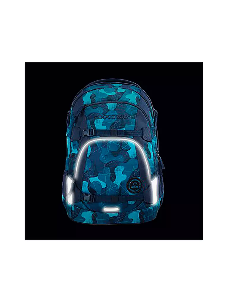 COOCAZOO | Schulrucksack MATE Cloudy Camou | blau