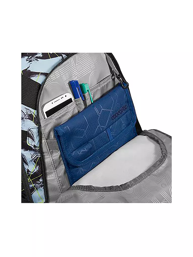 COOCAZOO | Schulrucksack MATE Electric Storm | schwarz