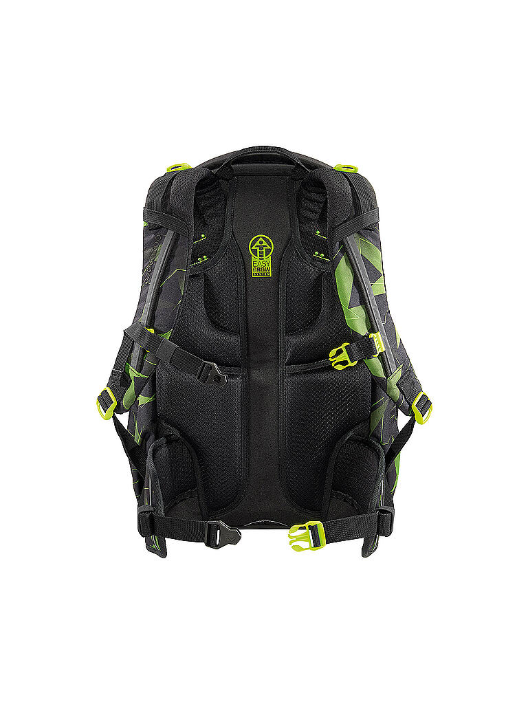 Coocazoo Schulranzen Schulrucksack-Set PORTER Lime Flash 3-teilig  3 Teilig 3 Teilig Ergonomisch Koerpergroesse 135 180 Cm Reflektiert S09as0jc