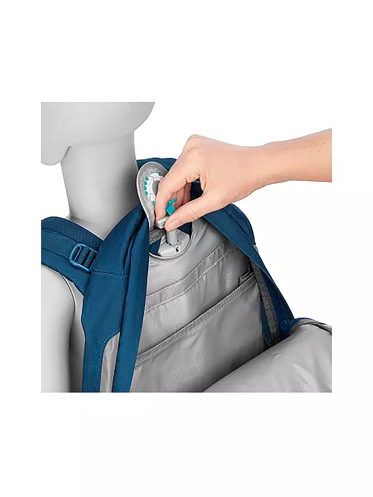 COOCAZOO | Schulrucksack MATE Lime Stripe | dunkelblau