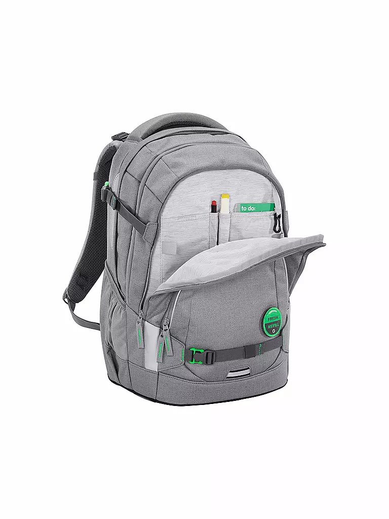 COOCAZOO | Schulrucksack Mate Mixed Faded Silver Dust | grau