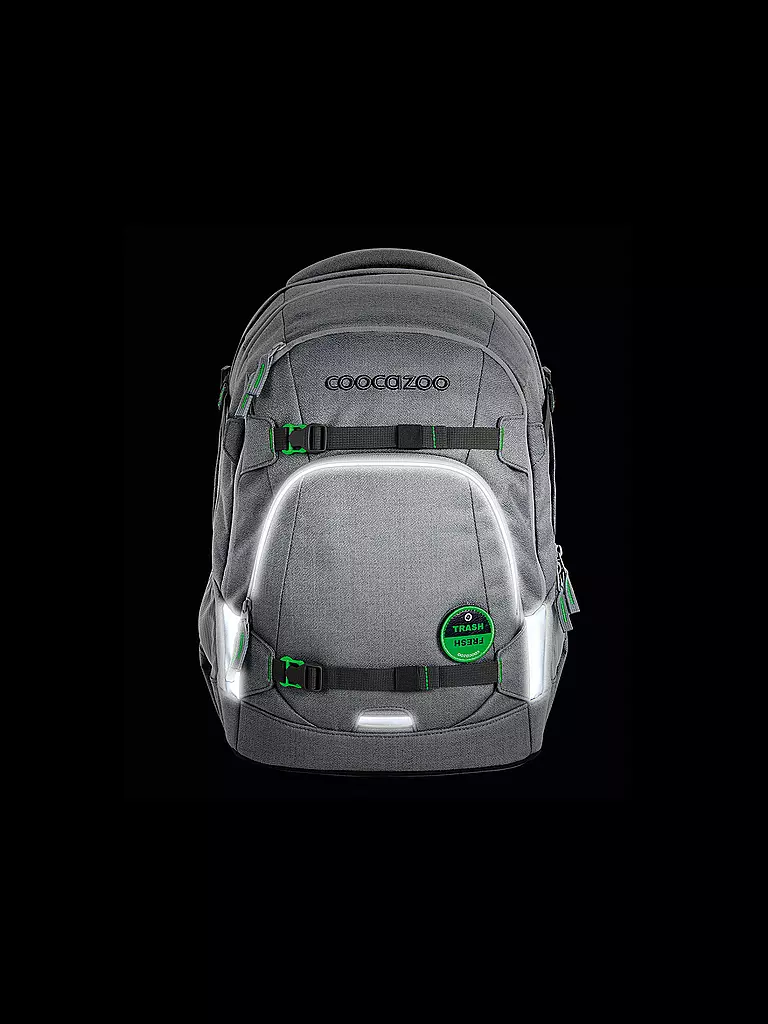 COOCAZOO | Schulrucksack Mate Mixed Faded Silver Dust | grau