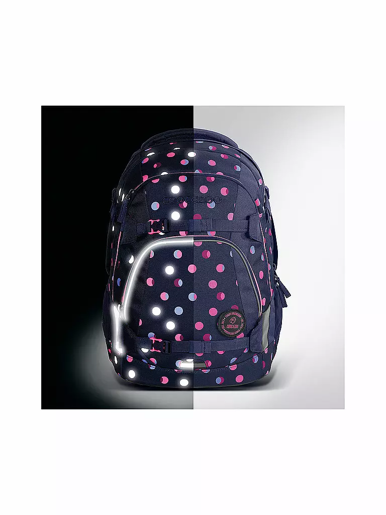 COOCAZOO | Schulrucksack MATE Reflective Moons | dunkelblau