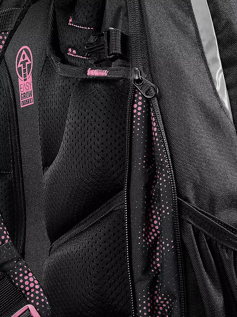 COOCAZOO | Schulrucksack PORTER PINK ILLUSION | schwarz