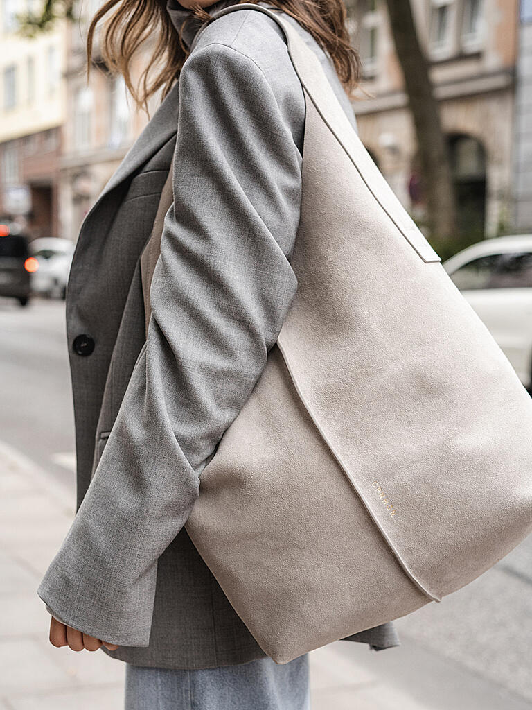 COPENHAGEN | Ledertasche - Hobo CPH Bag 1  | grau