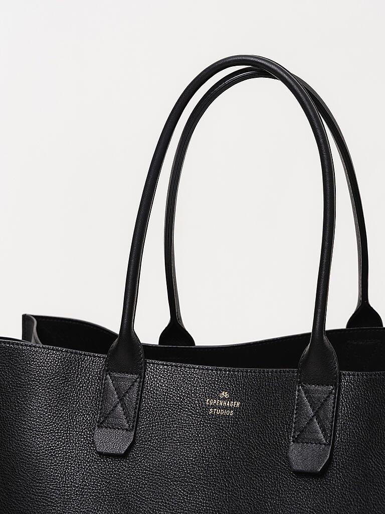 COPENHAGEN | Ledertasche - Shopper BAG 6 | schwarz