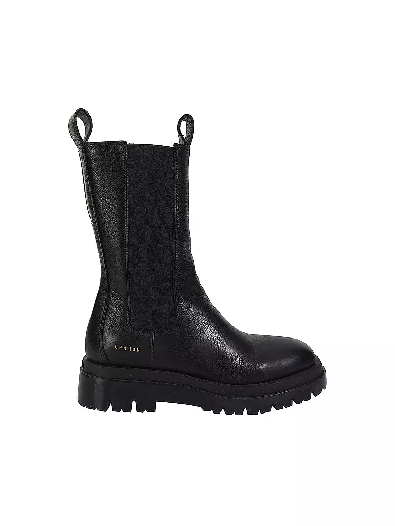 COPENHAGEN | Long Chelsea Boots Vitello CPH1000 | schwarz
