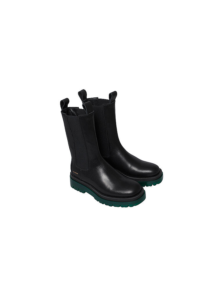 COPENHAGEN | Long Chelsea Boots Vitello CPH1000 | schwarz