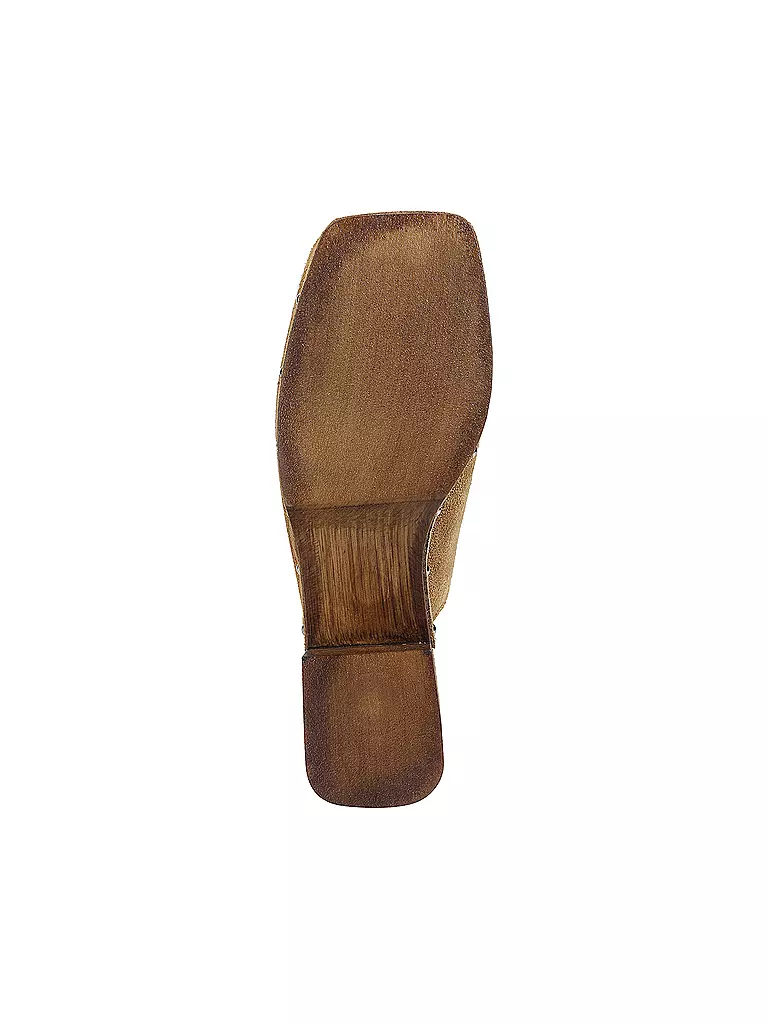 COPENHAGEN | Pantoletten - Clogs SUEDE | creme