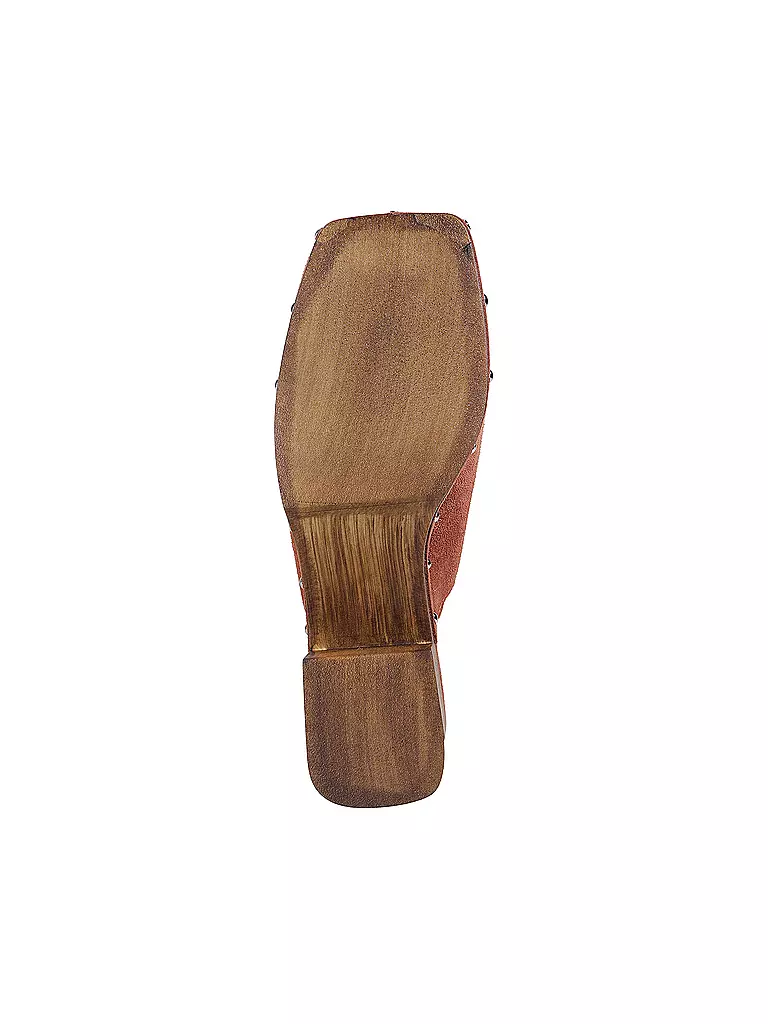 COPENHAGEN | Pantoletten - Clogs SUEDE | hellbraun