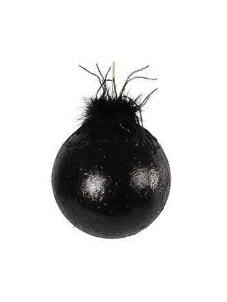 COUNTRYFIELD | Weihnachtskugel FANCY Medium 10cm Schwarz