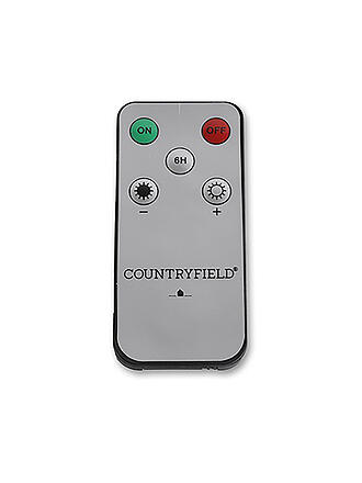 COUNTRYFIELD | LED Kerze 2er Set Rustikal  24x2,2cm Dunkelgrün