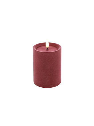 COUNTRYFIELD | LED Kerze VELVET Medium 7,5x10cm Rosa