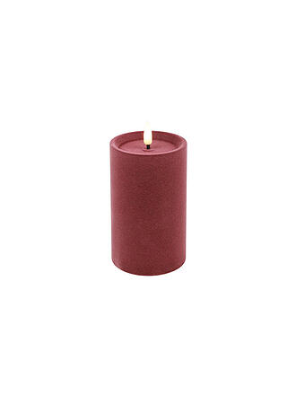 COUNTRYFIELD | LED Kerze VELVET Large  7,5x12,5cm Rosa