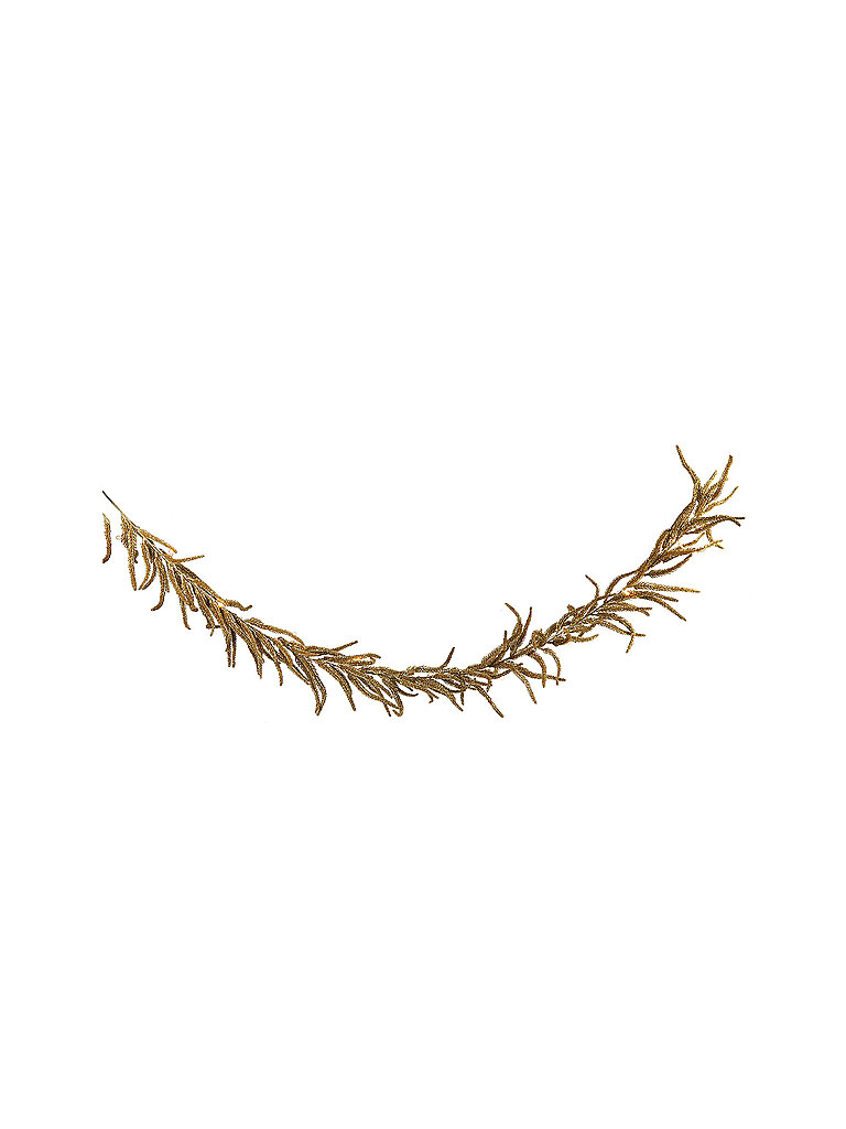 COUNTRYFIELD Weihnachtsgirlande Gijs LED 145cm Timer Gold gold