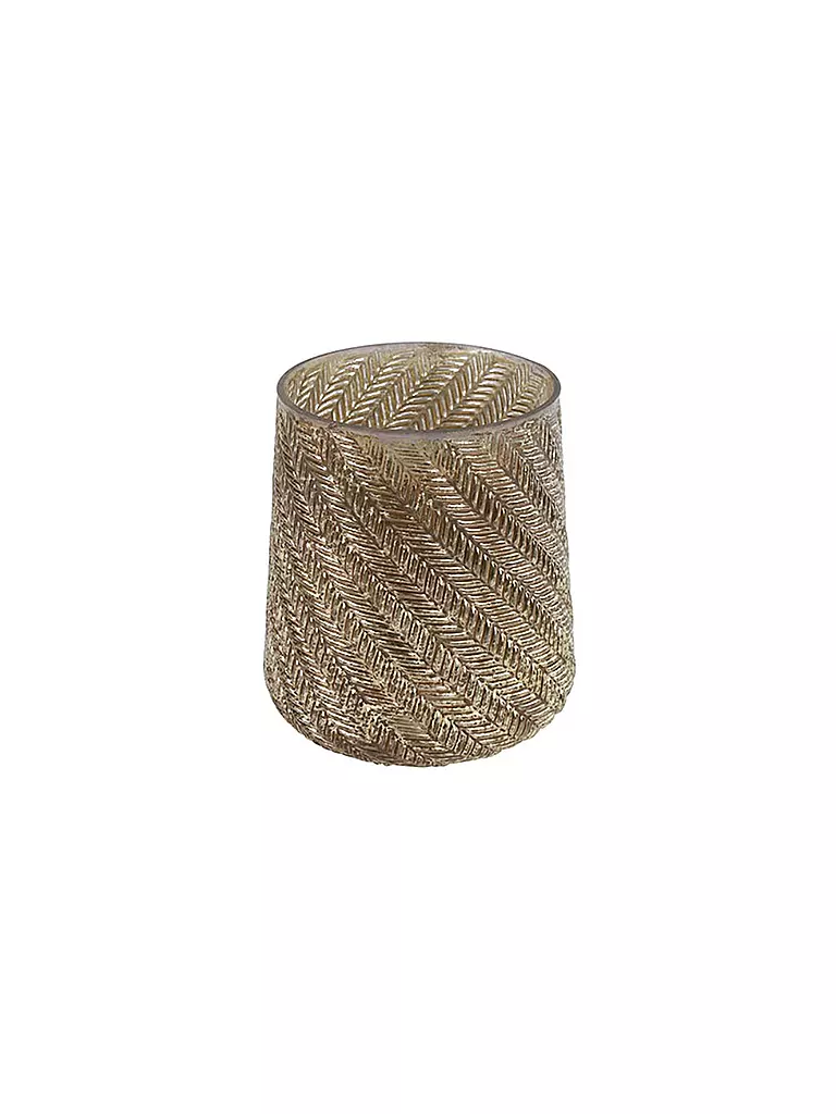 COUNTRYFIELD | Teelichthalter MELIS 11x13cm Large Broze | hellbraun