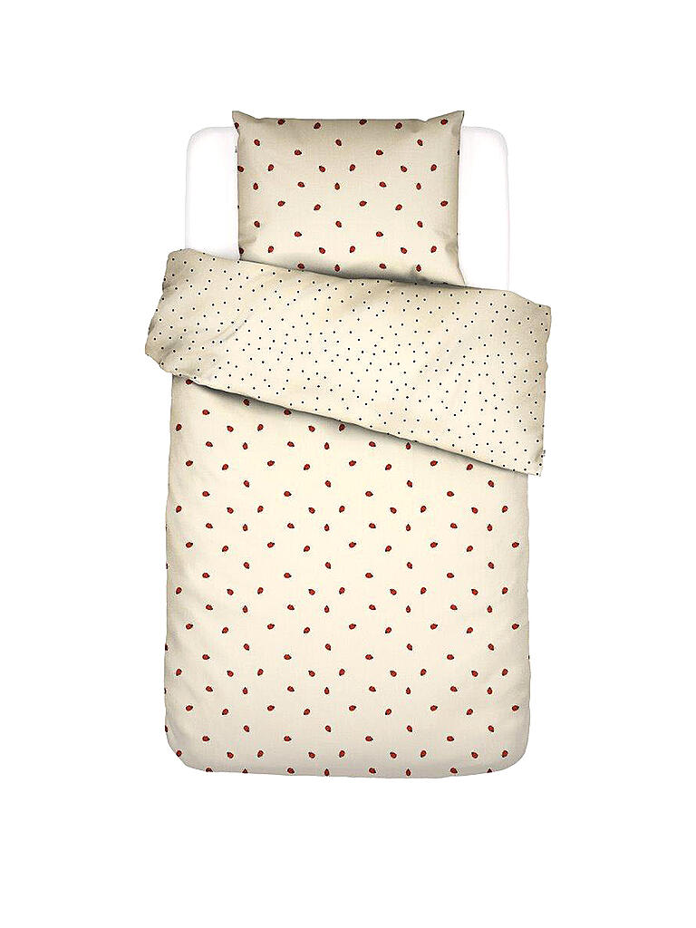 COVERS & CO | Renforce Bettwäsche 70x90cm/140x200cm Lady Bug Yellow | beige