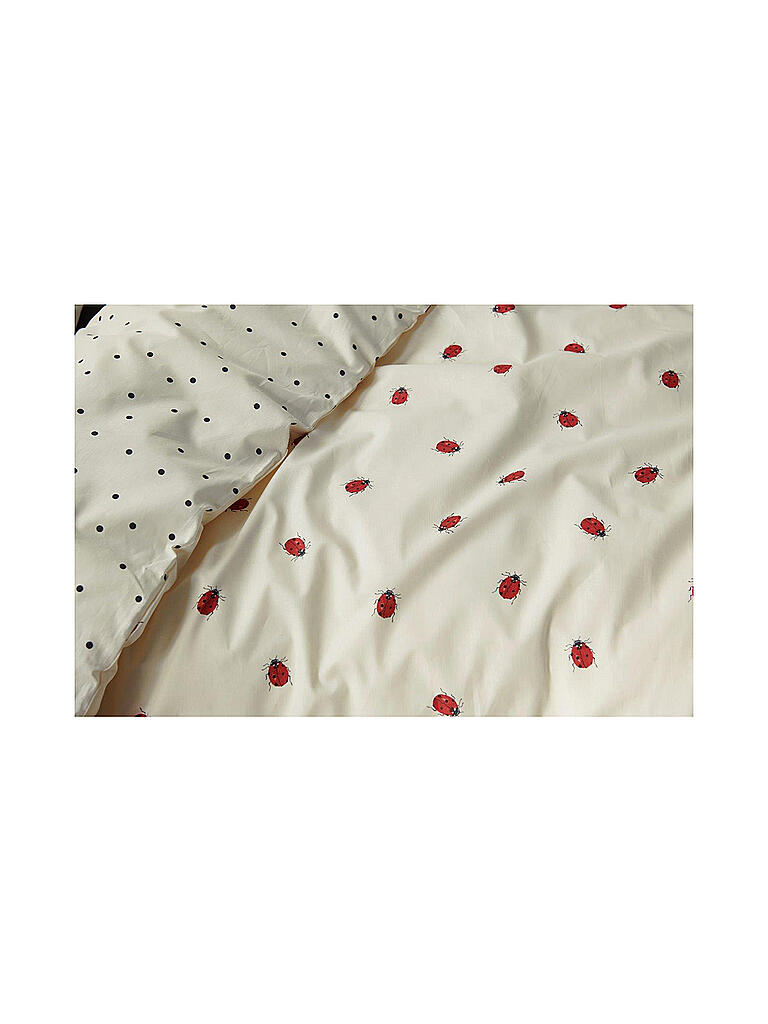 COVERS & CO | Renforce Bettwäsche 70x90cm/140x200cm Lady Bug Yellow | beige