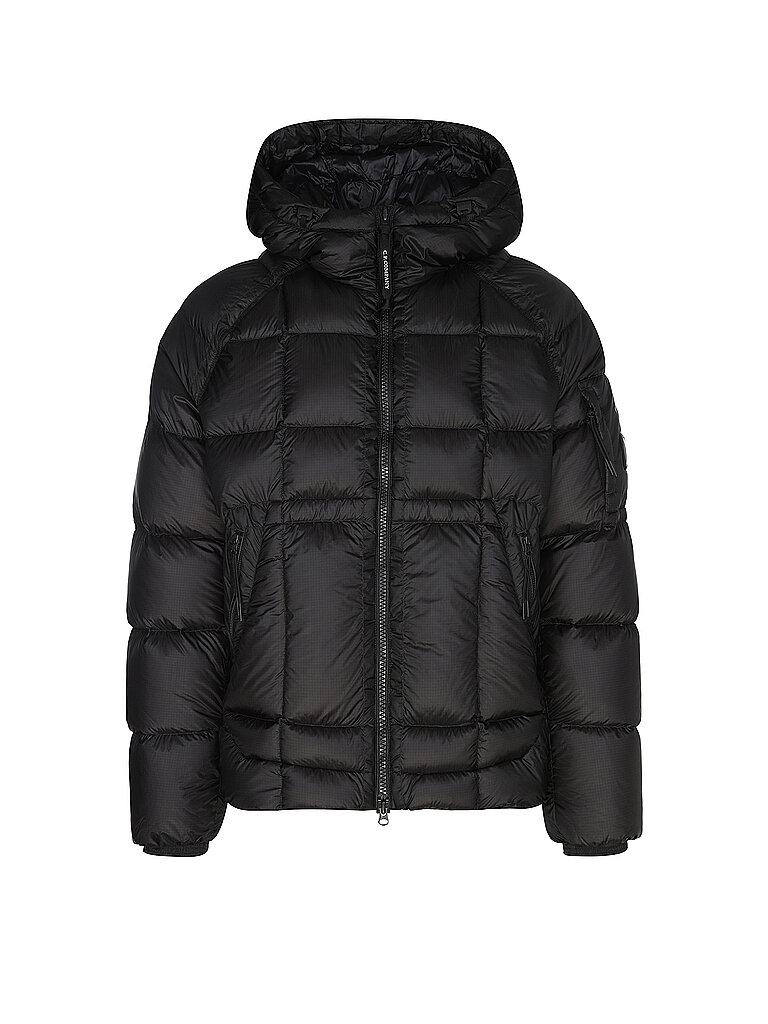 CP COMPANY Daunensteppjacke schwarz | M