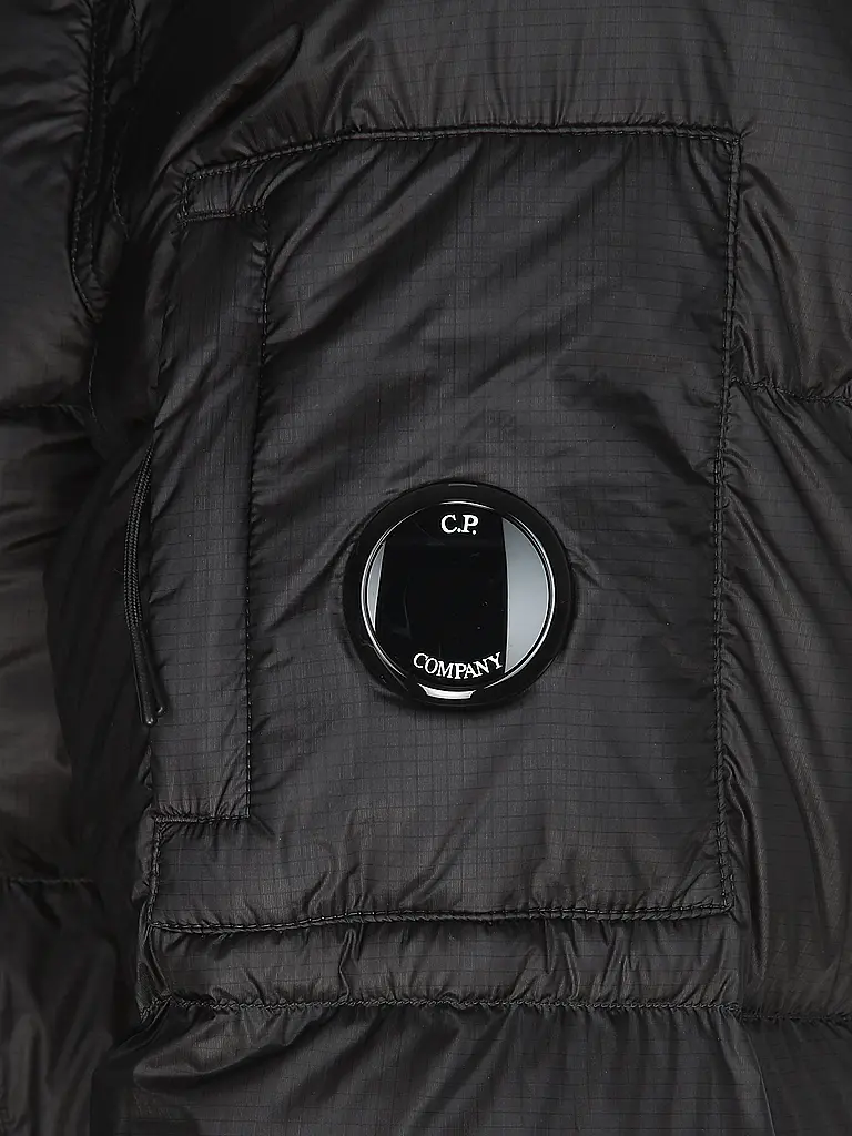 CP COMPANY | Daunensteppjacke | schwarz