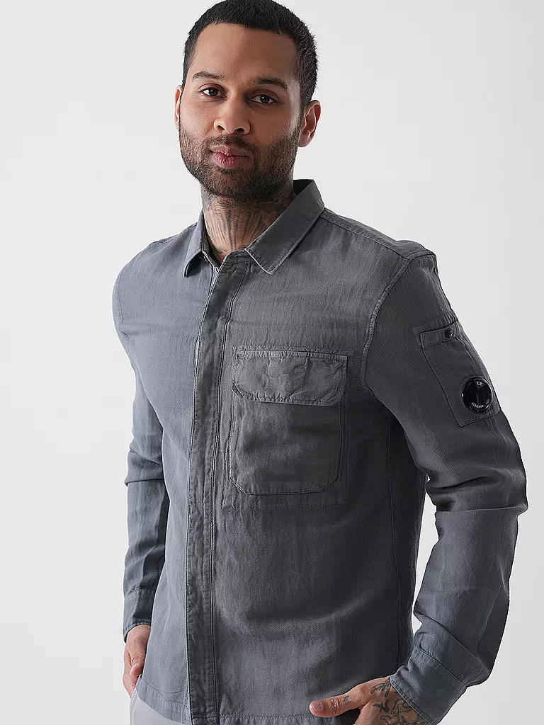 CP COMPANY | Overshirt LENS | grau