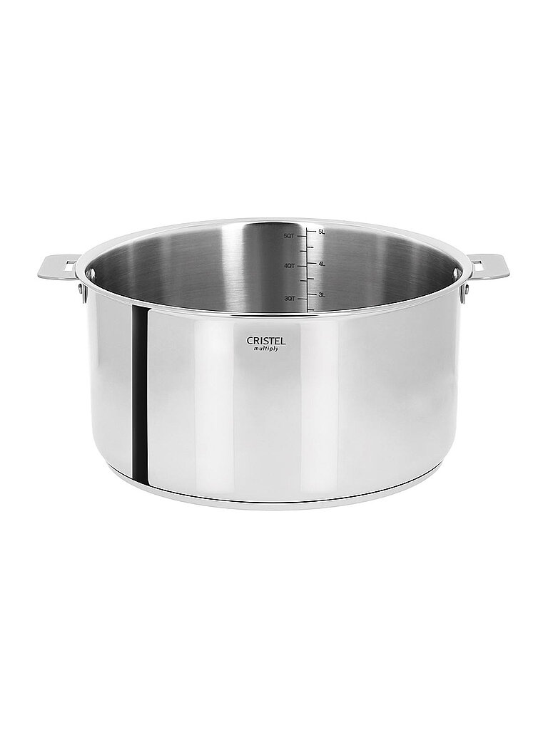 CRISTEL FRANCE Kochtopf 20cm/3,2l CASTELINE Edelstahl silber – CRISTEL FRANCE