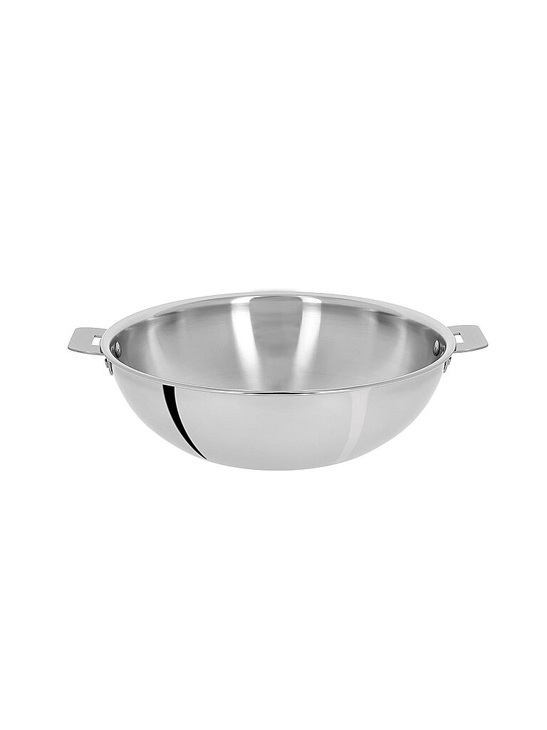 CRISTEL FRANCE Wok 24cm CASTELINE Edelstahl silber – CRISTEL FRANCE