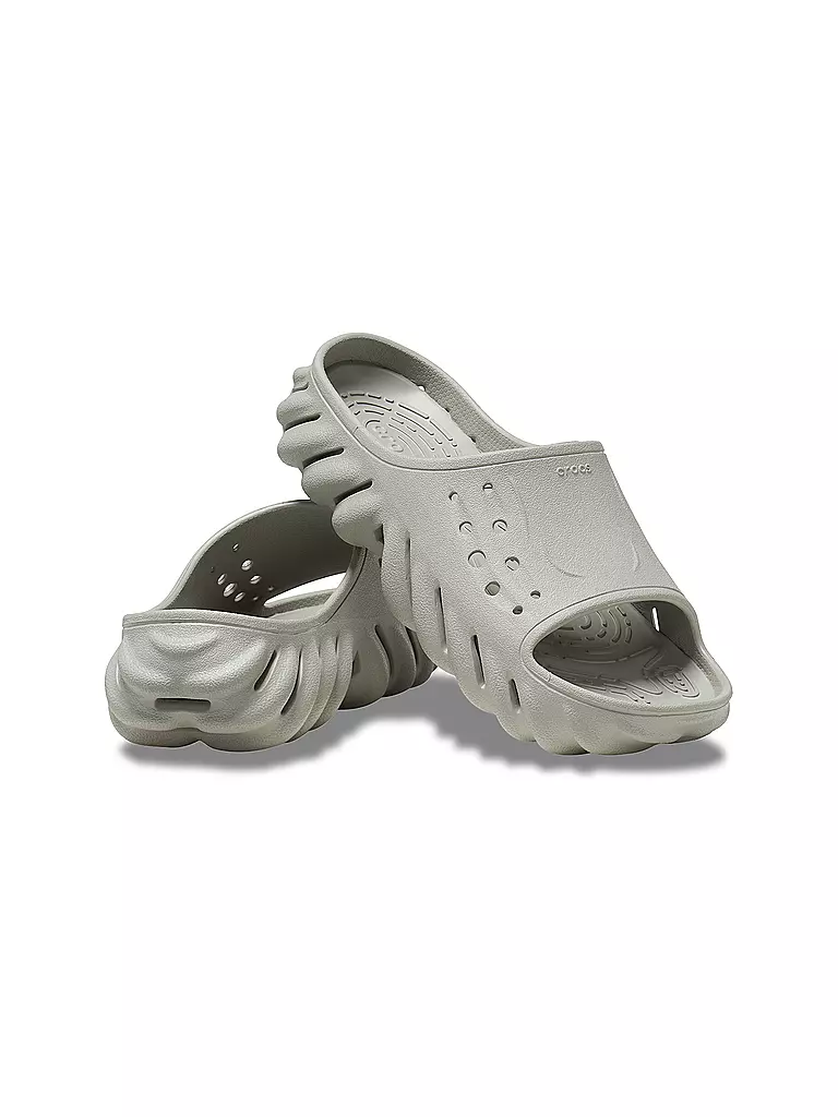 CROCS | Pantoletten  ECHO SLIDE | grau