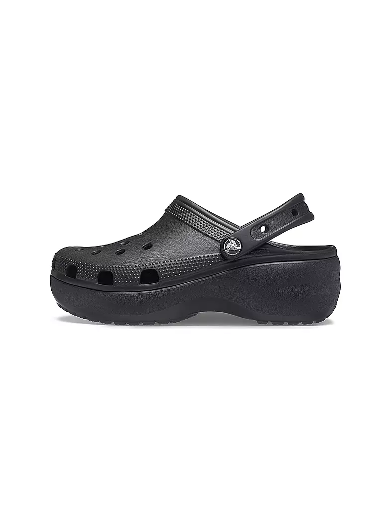 CROCS | Pantoletten CLASSIC PLATFORM CLOG | schwarz