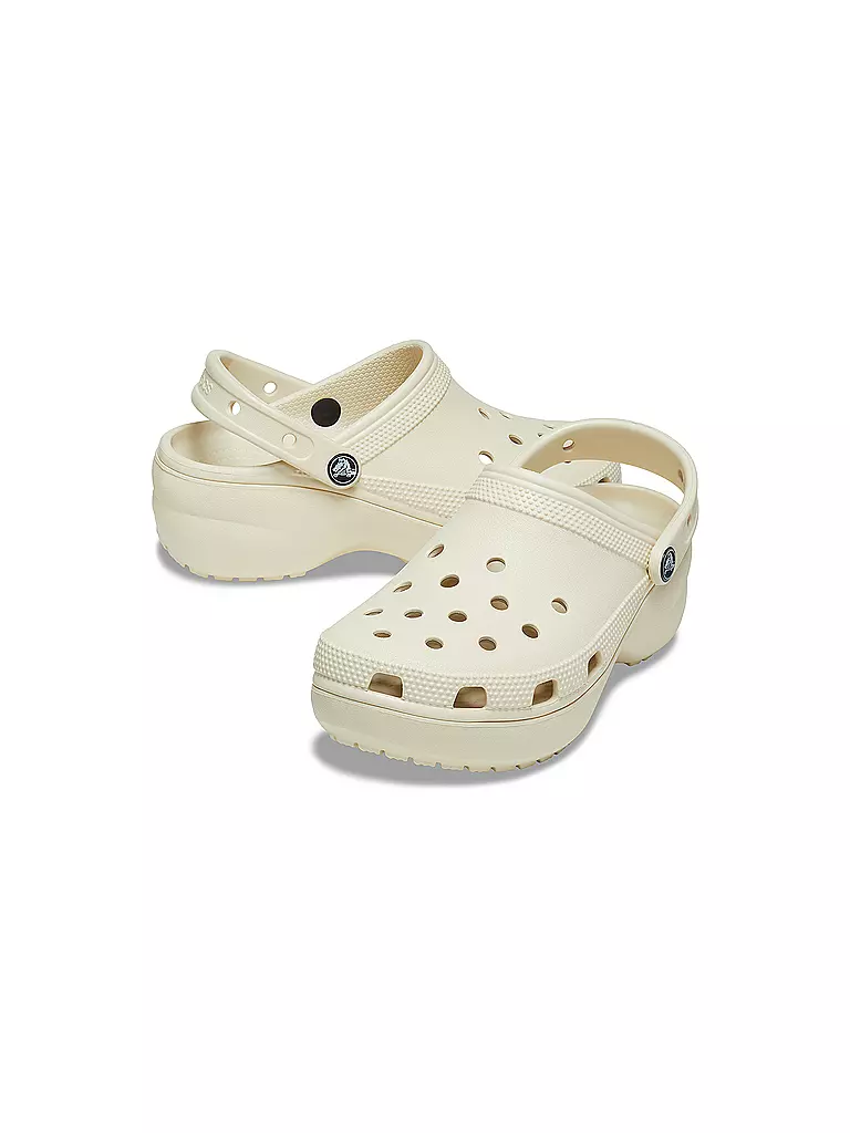 CROCS | Pantoletten CLASSIC PLATFORM CLOG | hellgrün