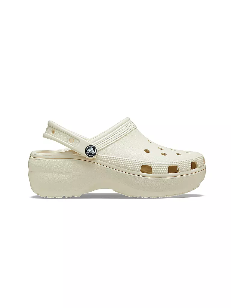 CROCS | Pantoletten CLASSIC PLATFORM CLOG | creme