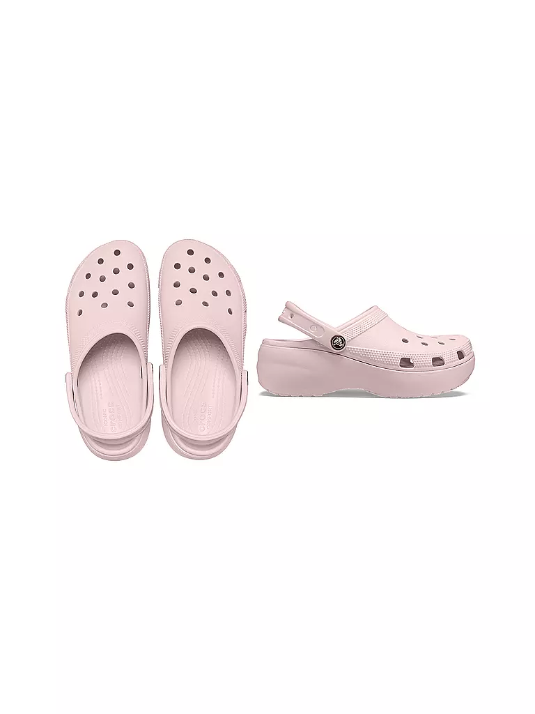 CROCS | Pantoletten CLASSIC PLATFORM CLOG | hellgrün