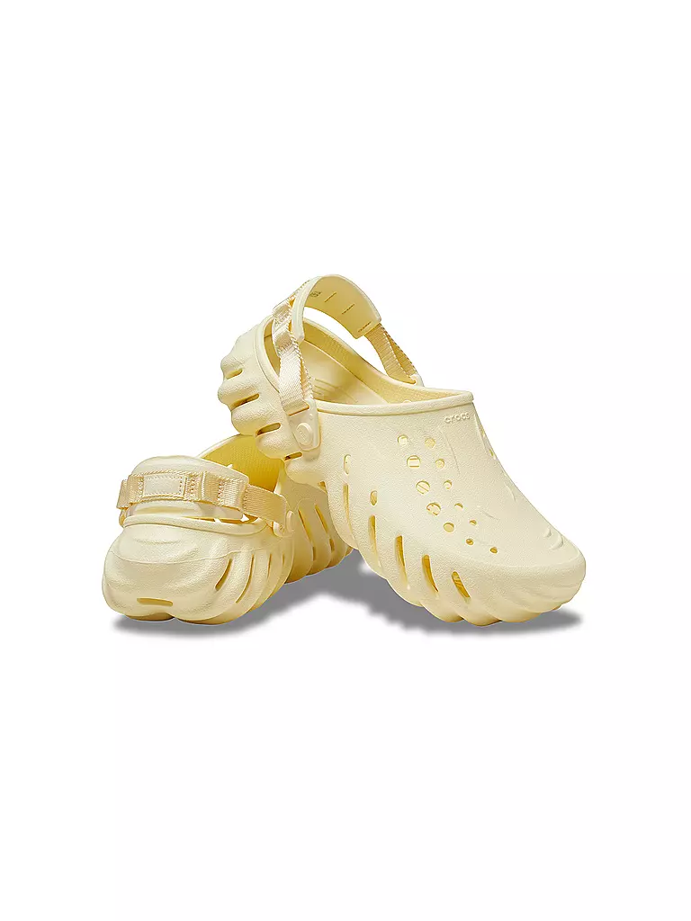 CROCS | Pantoletten ECHO CLOG | creme