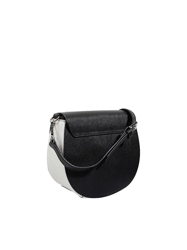 CROMIA | Ledertasche "Flower" | schwarz