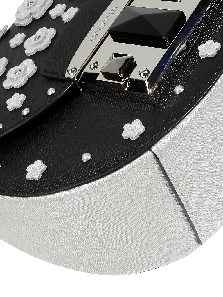 CROMIA | Ledertasche "Flower" | schwarz