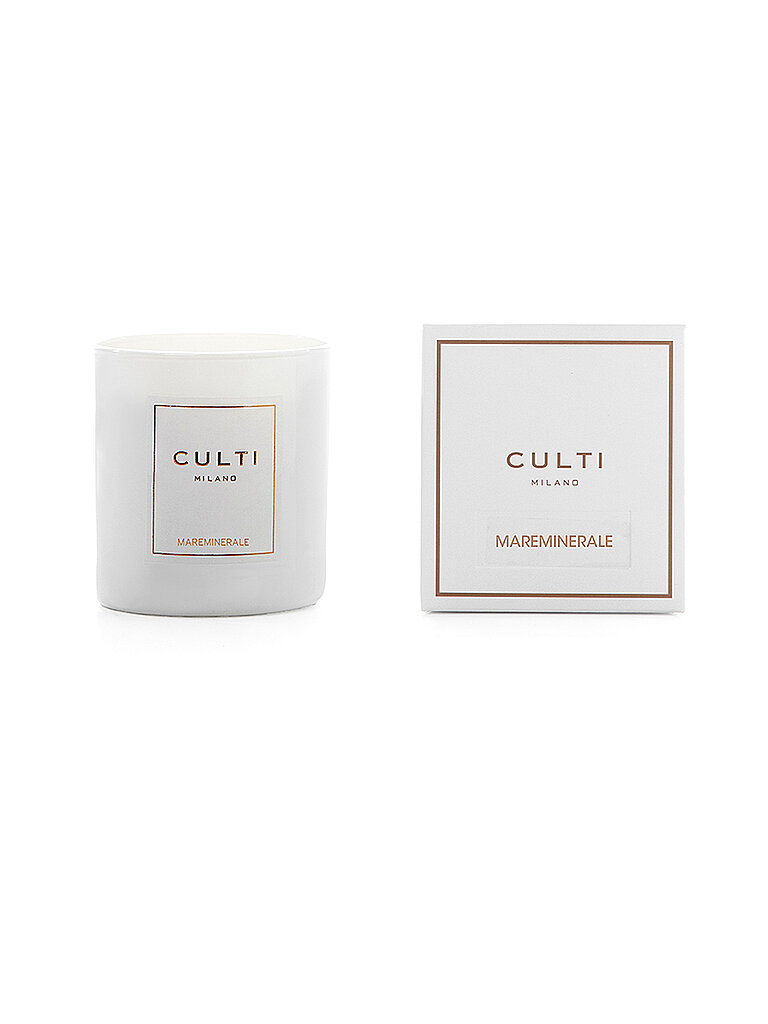 CULTI Kerze 270g WHITE CLASSIC Mareminerale weiss
