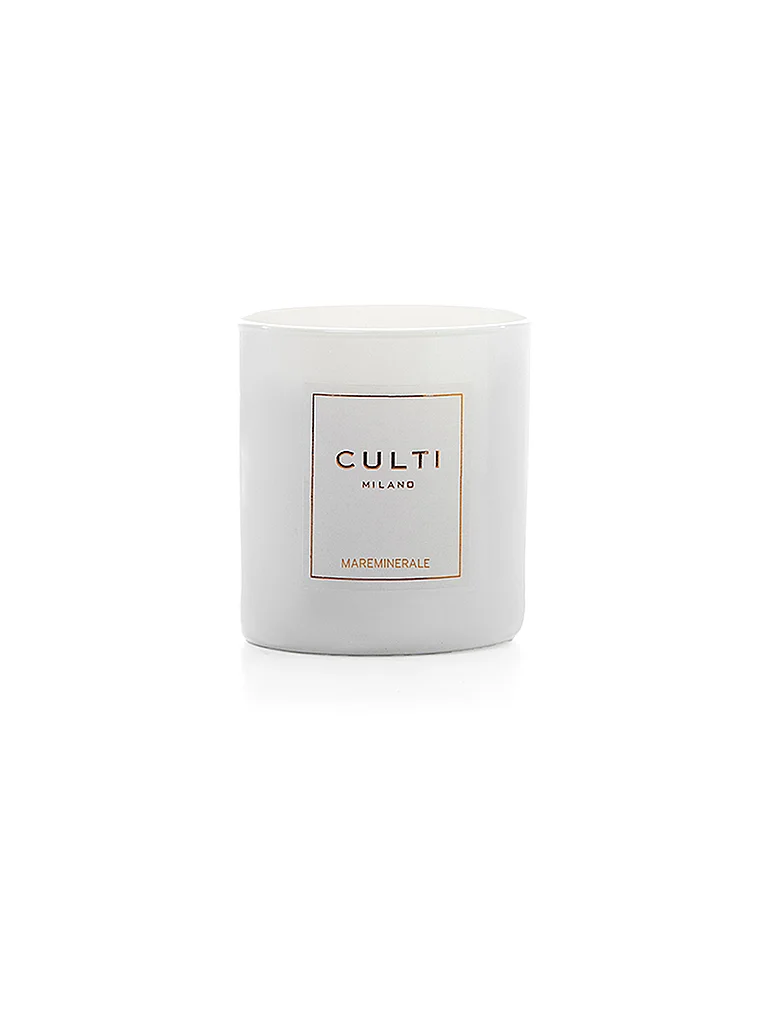 CULTI Kerze 270g WHITE CLASSIC Mareminerale weiss