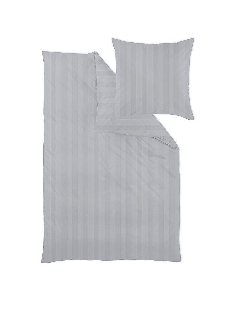 CURT BAUER Satin Bettwäsche Stripes 70x90cm / 140x200cm  beige