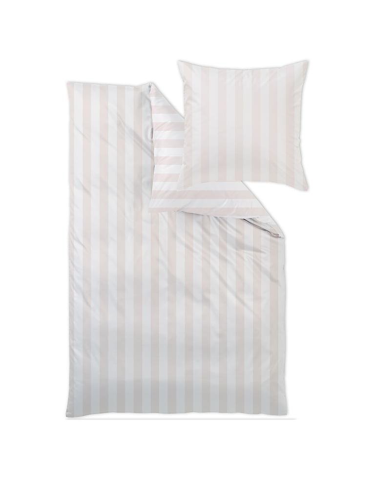 CURT BAUER | Mako-Brokat-Bettwäsche "Como" 70x90cm / 140x200cm (Sand) | beige