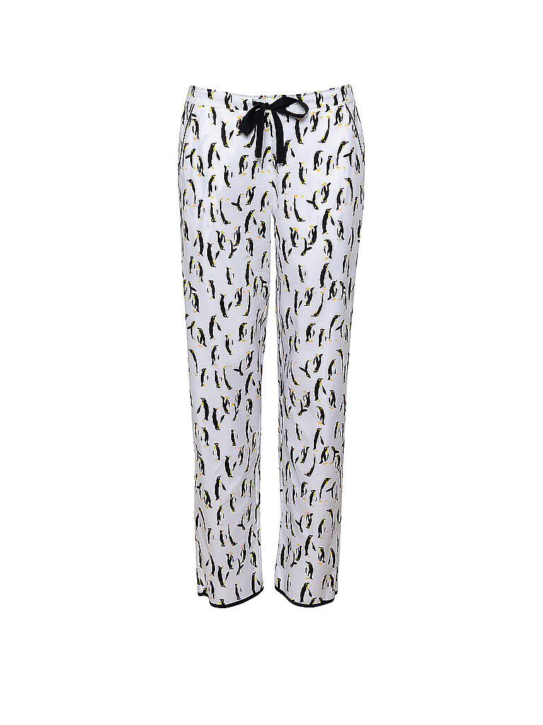 CYBERJAMMIES | Loungewear Hose - Pyjamahose  Poppy Penguin | weiß