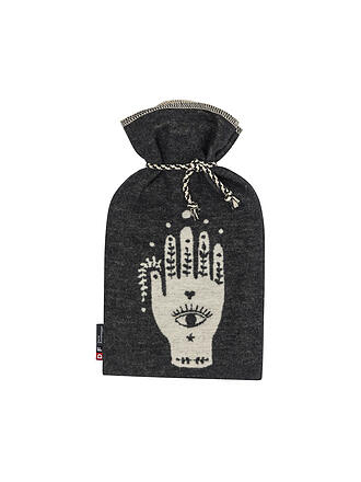 DAVID FUSSENEGGER | Wärmflasche SILVRETTA Hand 38x21cm/2 Liter Anthrazit 