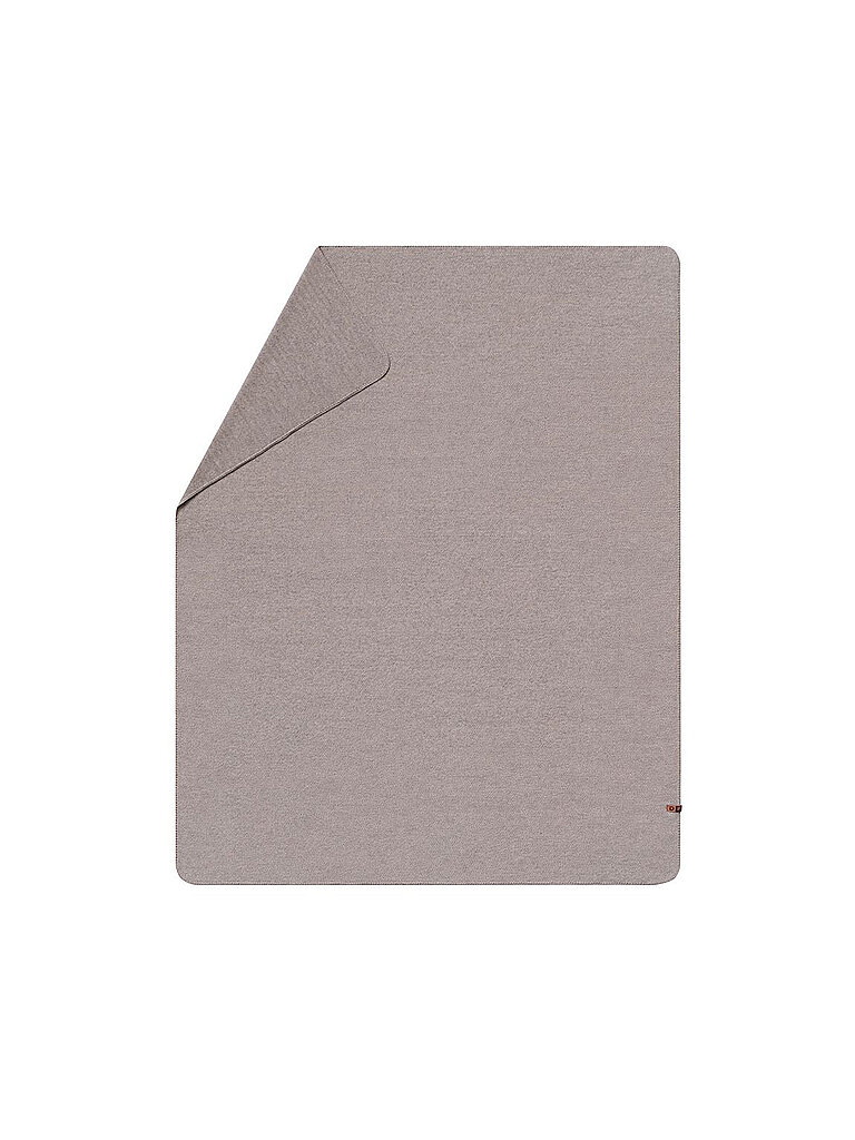 DAVID FUSSENEGGER Wohndecke MERANO Uni 160x200cm Beige  beige