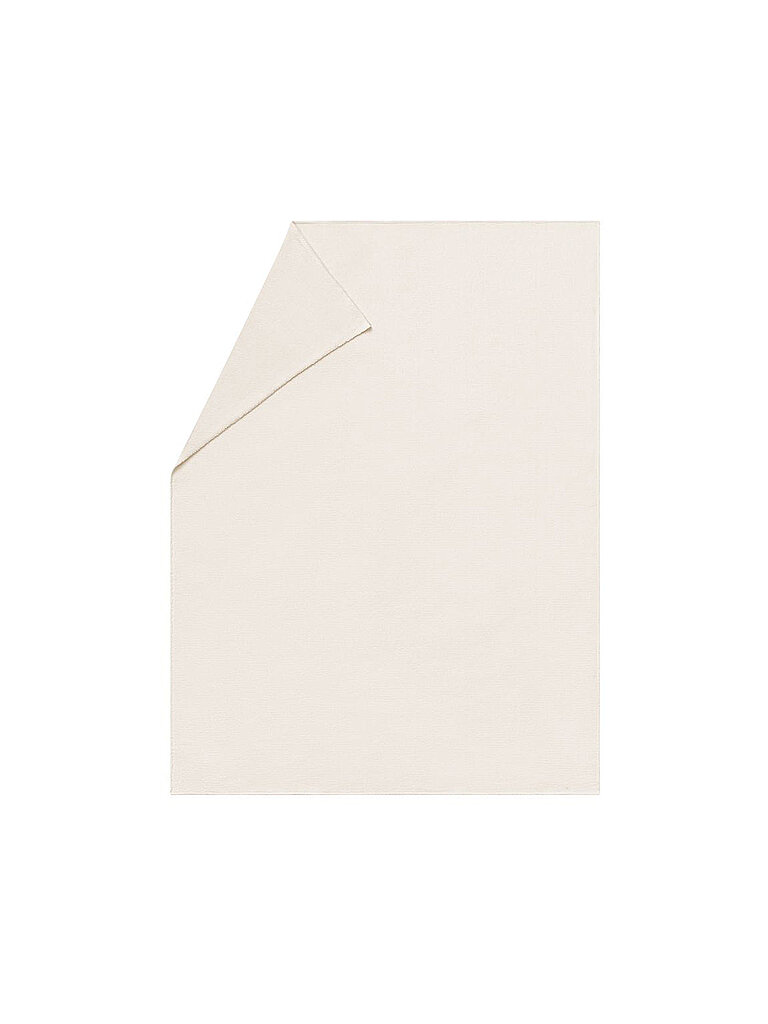 DAVID FUSSENEGGER Wohndecke - Plaid  CORDI Uni 140x200cm Rohweiss  creme
