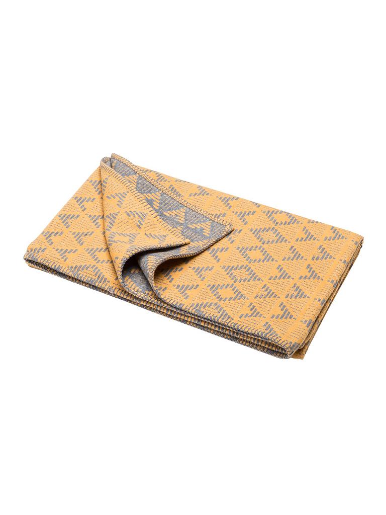 DAVID FUSSENEGGER Baumwolldecke "Nova" 145x220cm (Gelb) gelb