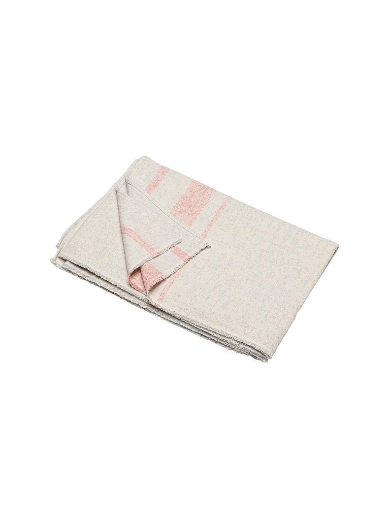 DAVID FUSSENEGGER Baumwolldecke "Riva" 140x200cm (Altrosa) rosa