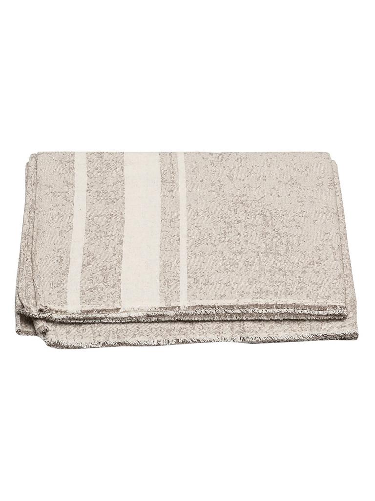 DAVID FUSSENEGGER Baumwolldecke "Riva" 140x200cm (Rauch) grau