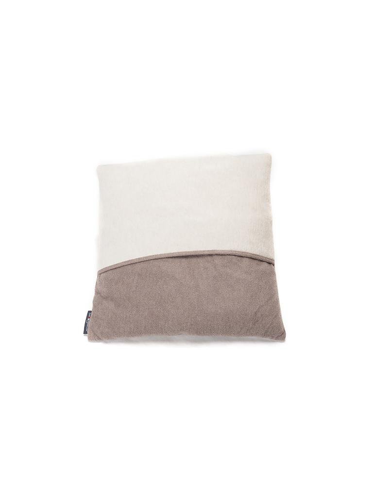 DAVID FUSSENEGGER Kissen "Velvet" 50x50cm (Rohweiss) beige