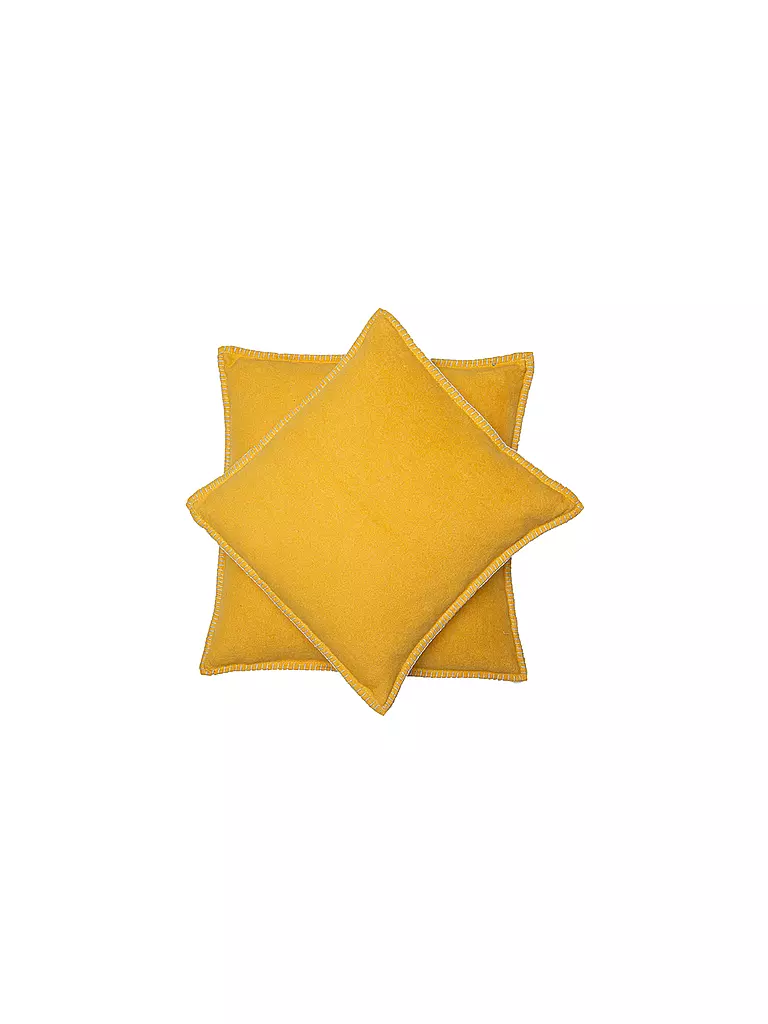 DAVID FUSSENEGGER Kissenhülle SYLT 50x50cm Senf senf