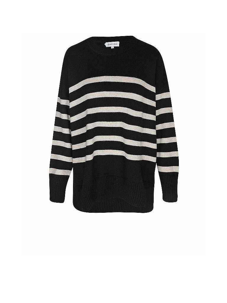 DAVIDA Kaschmirpullover  schwarz | M
