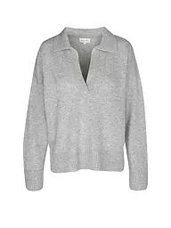 DAVIDA | Kaschmirpullover  | hellgrau